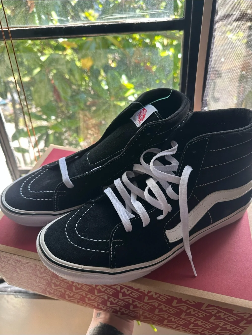 VANS Sk8-Hi ComfyCush High Top Black/True White
